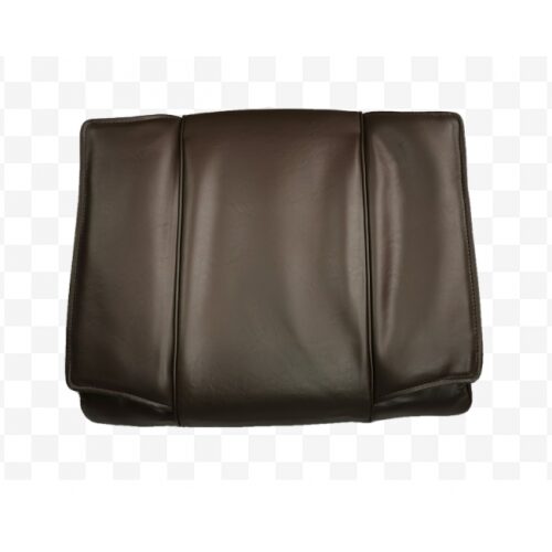 A brown seat cover