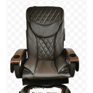 A dark brown pedicure chair variant