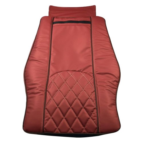A red back cushion seat cover