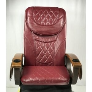 A burgundy seat cover variant