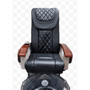 A black pedicure chair variant