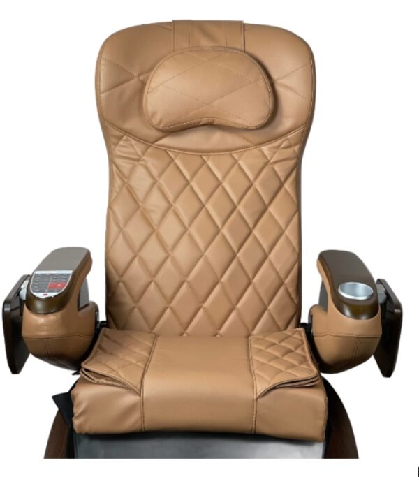 Pedicure Chair Seat S Style Cover In Cappuccino Color