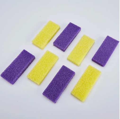 Pumice Stone Med Coarse In Yellow and Purple