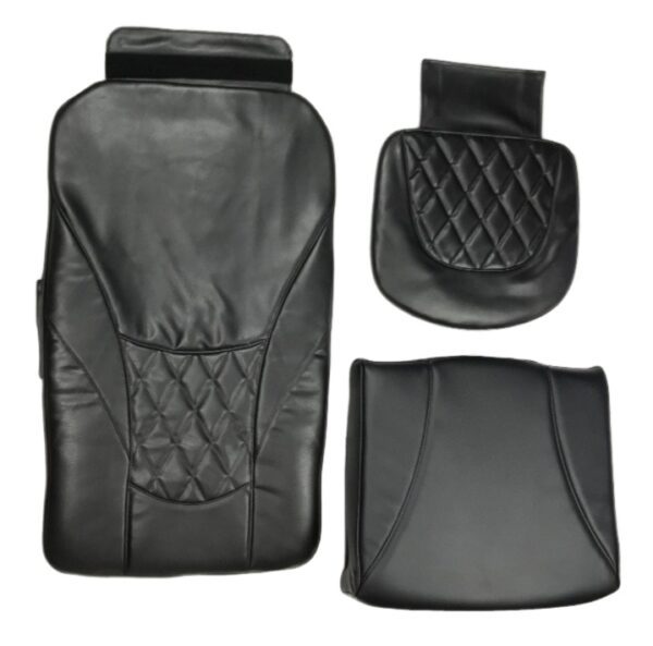 Leather Upholsteries Replacement-Pedicure Chair Diamond Back Cushion,  Seat Cushion Front CHIN,Black Color - Image 4