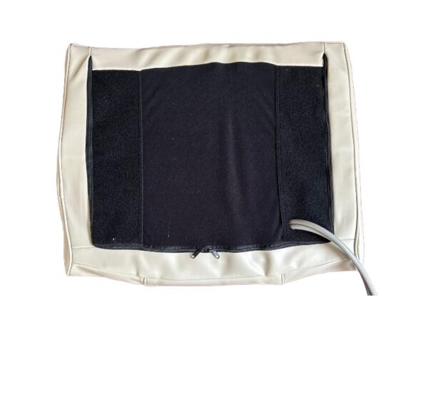 Pedicure Back Massage Seat Cover, Acetone resitance with Bottom Air has NO Front Chin, OFF WHITE - Image 5