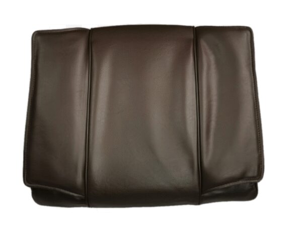 LEATHER REPLACEMENT COVER-PEDICURE CHAIR BOTTOM-AIR MASSAGE SEAT "COVER" ONLY, NO WEDGES, BROWN - Image 2