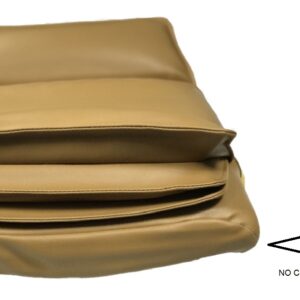 Pedicure Chair Bottom Air seat NO WEDGES Cover ONLY,Cappuccino Color