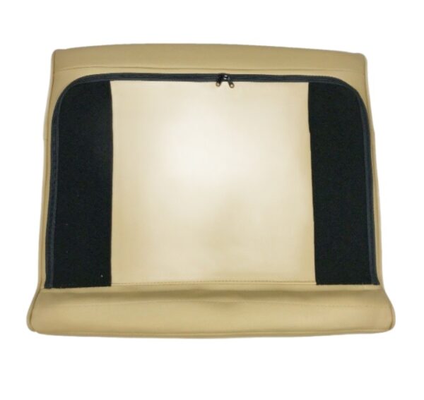 Leather Upholsteries Replacement,Pedicure Chair Diamond Design back Cushion-Seat Cushion, Has Front CHIN, Beige color - Image 5