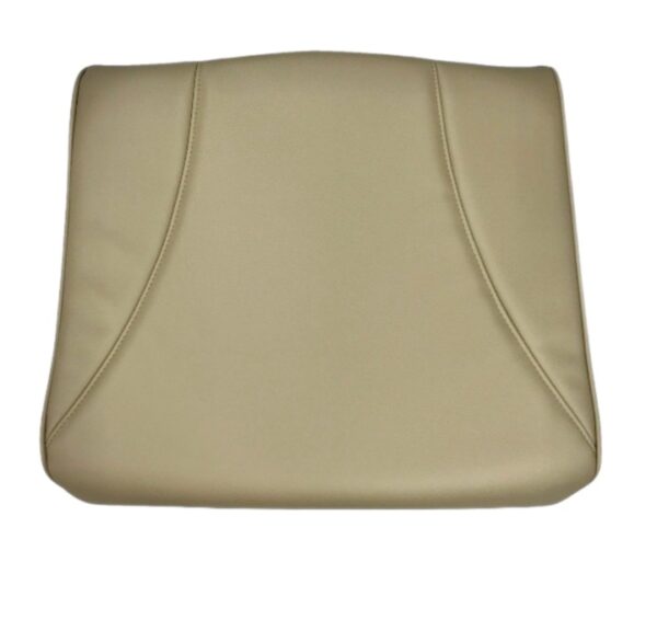 Leather Upholsteries Replacement,Pedicure Chair Diamond Design back Cushion-Seat Cushion, Has Front CHIN, Beige color - Image 4