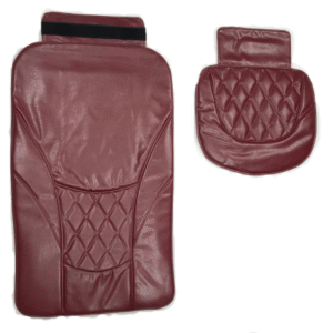 LEATHER UPHOLSTERY REPLACEMENT-PEDICURE CHAIR DIAMOND BACK CUSHION REPLACEMENT COVER,BURGUNDY
