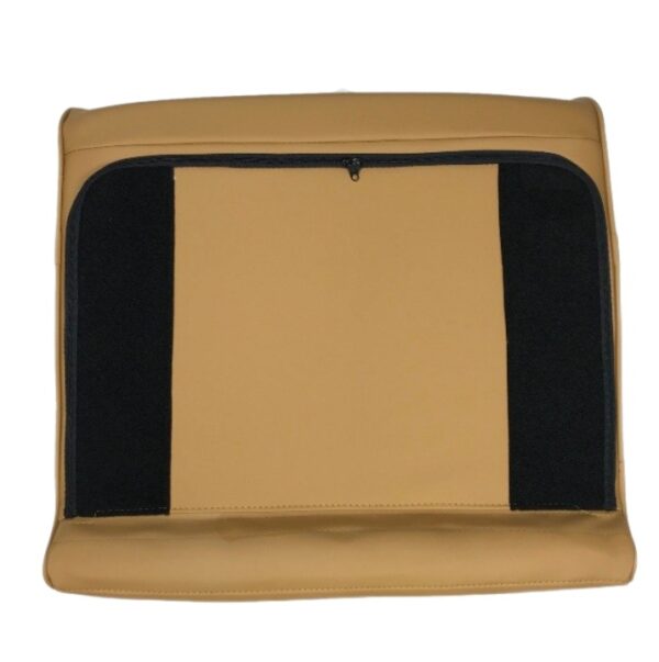 Leather Upholsteries - Pedicure Chair Diamond Design back Cushion-Seat Cushion, Has Front Wedges, Cappucinno - Image 6
