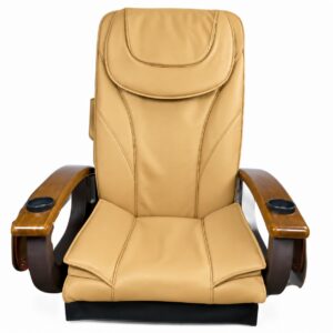 Pedicure Chair Massage Bottom Air Seat Cover Cushion Salon Spa, CAPPUCINNO