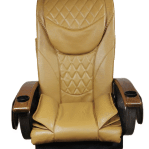Pedicure Chair Massage Diamond Pattern, Bottom-Air Seat Cover, NO WEDGES, Cappucinno