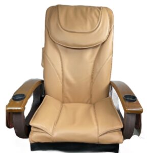 Pedicure Chair Massage Bottom Air Seat Cover Cushion Salon Spa, CAPPUCINNO